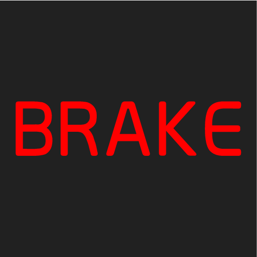 PS-1926-Brake warning symbol - USA/Canada
