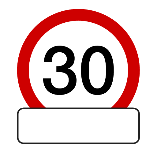 PS-1926-Speed limitation with additional sign