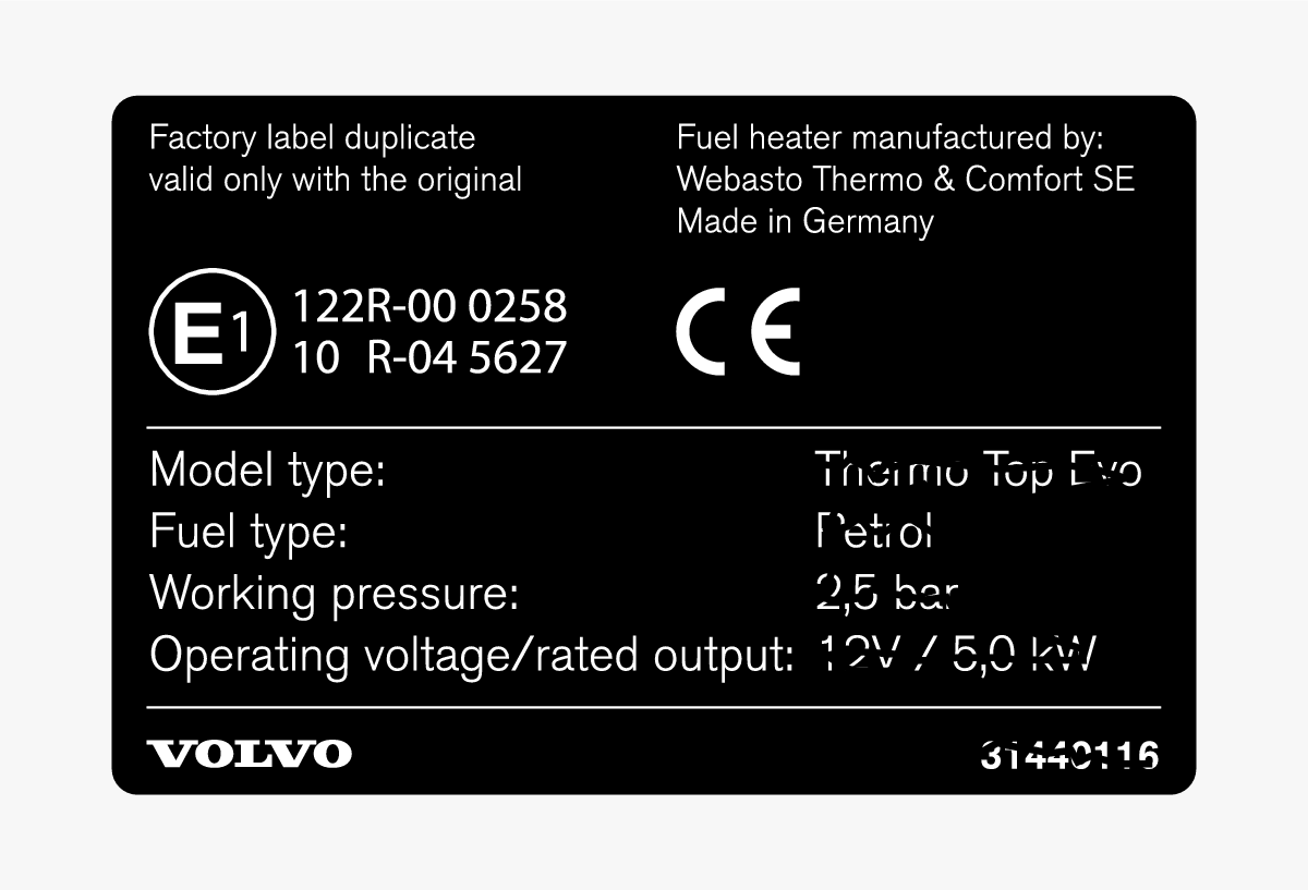 P5-1507-Decal parking heater