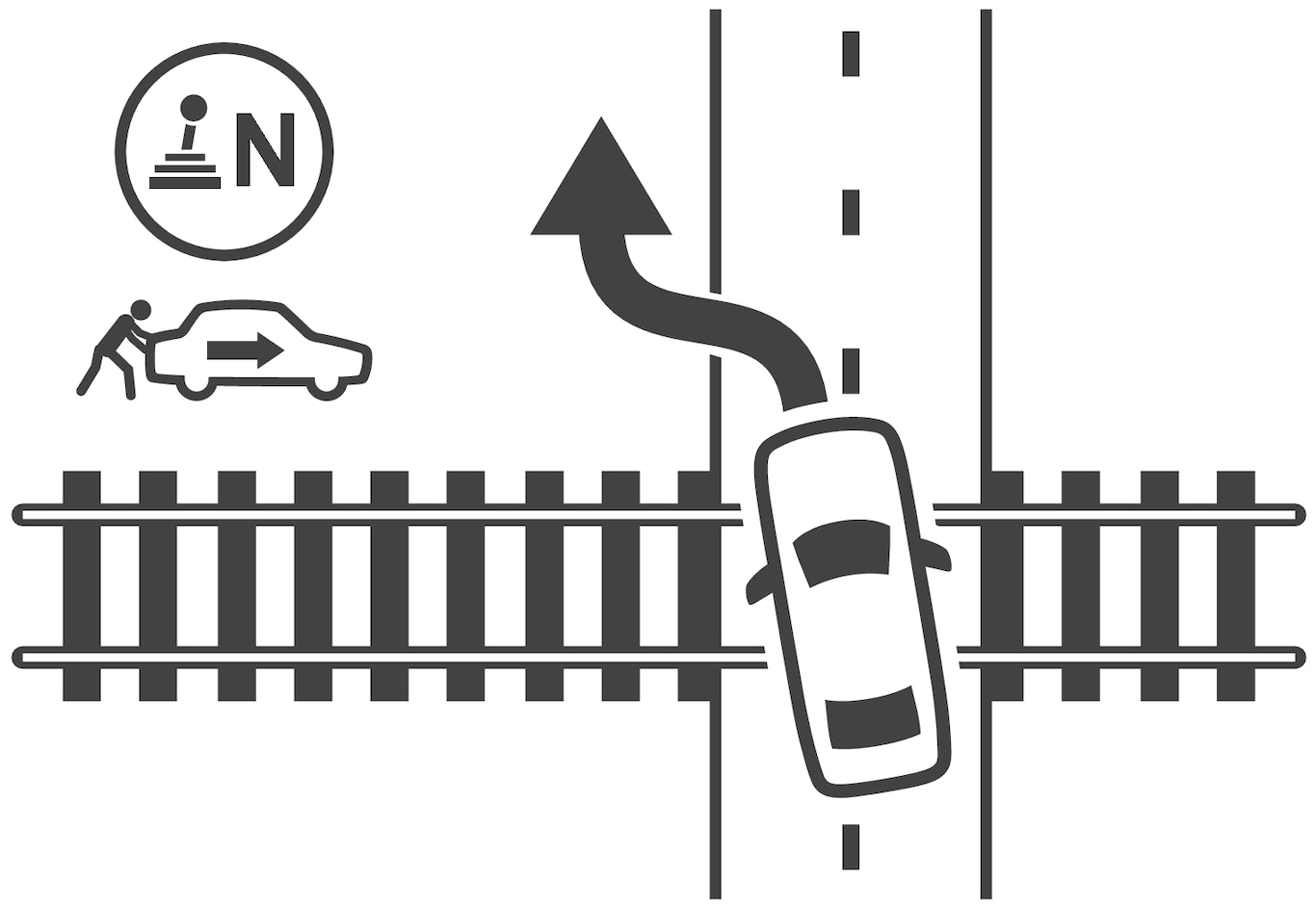P5-1546–Japan New–78 Järnvägskorsning