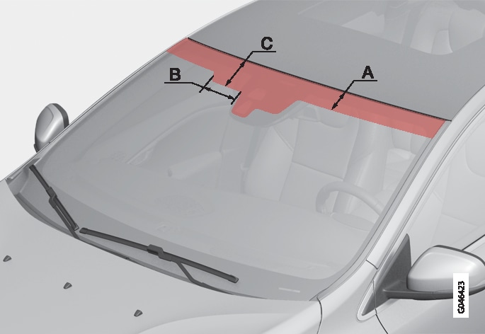 P4-1220-Y55X IR free windscreen