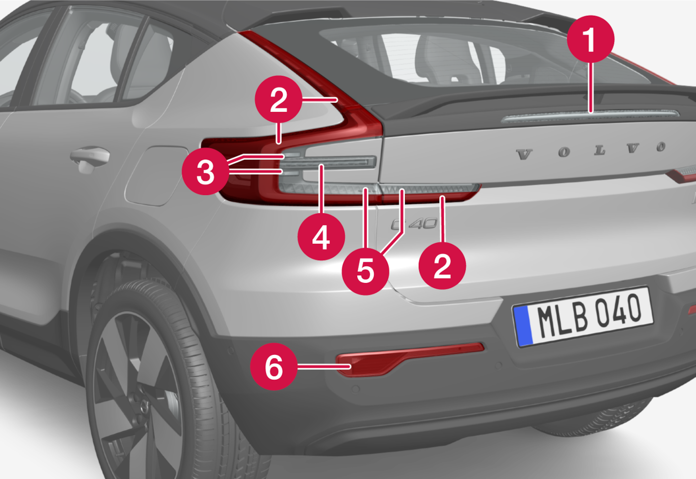 P6-2139-C40-Rear light positions