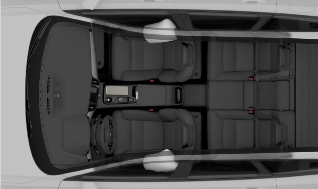 Side airbag placement
