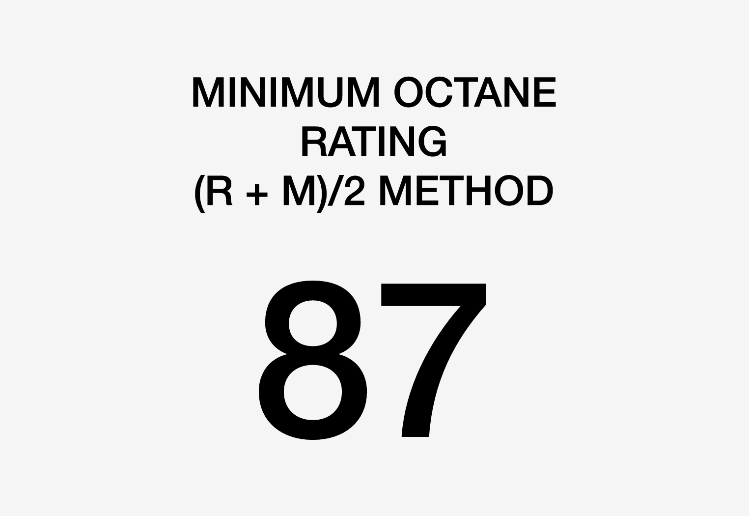 P6-1817-XC40-US manual 87 octane