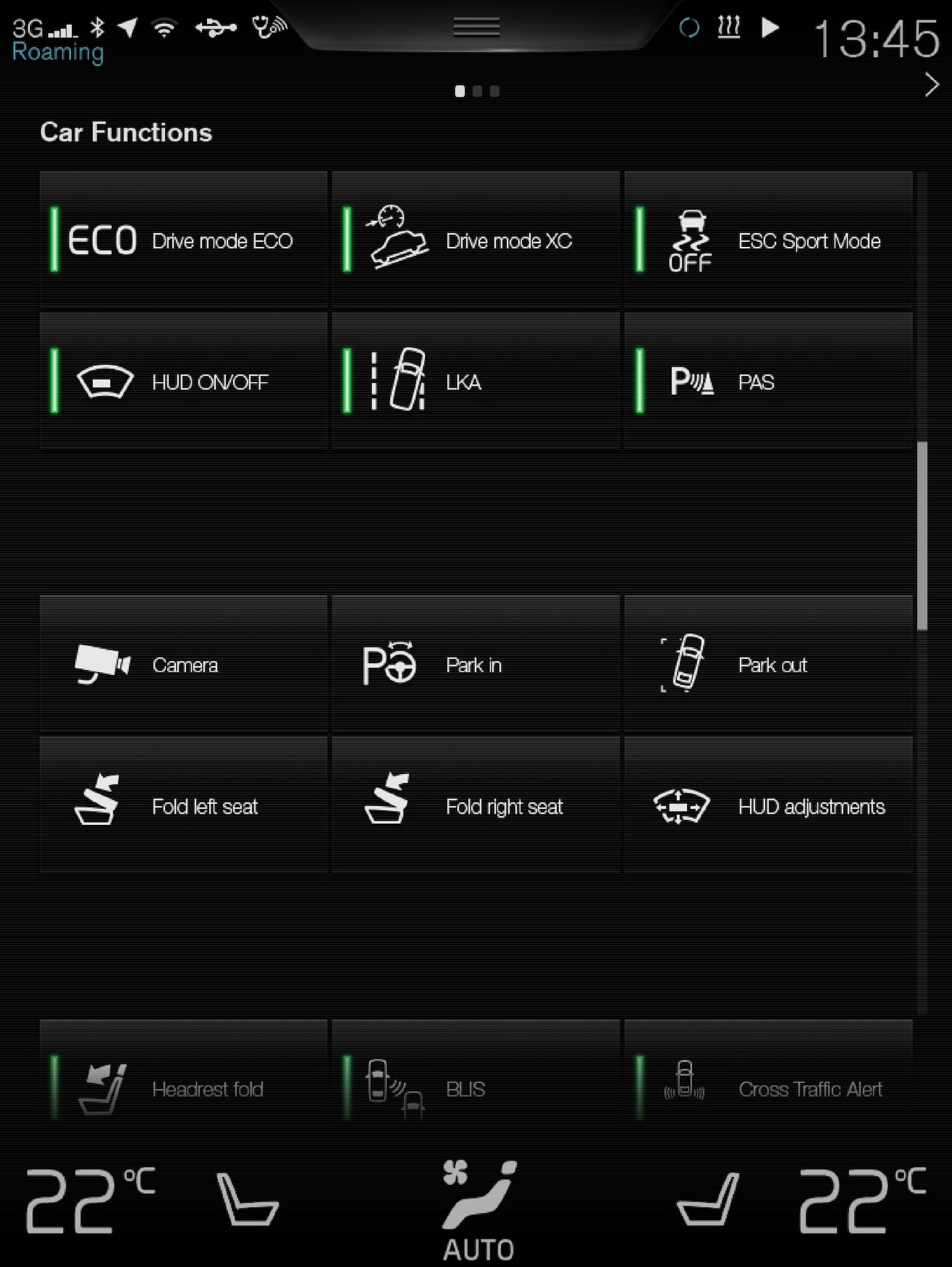 P5-1507-Car functions pane