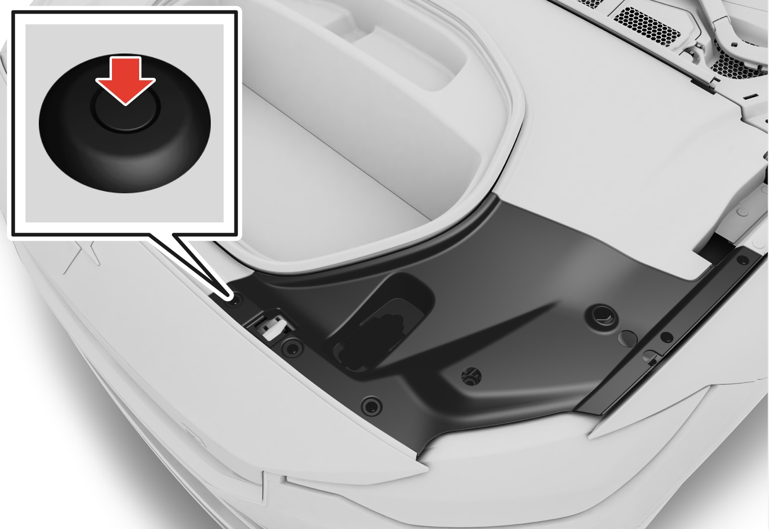 PS2-24w17-Remove panel under hood