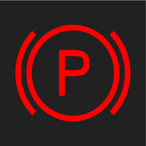 PS2-2007-Parking brake warning symbol