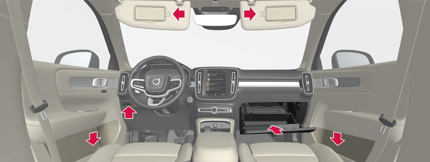 P6-21w22-mid-XC40/XC40H-Interior storage, front seat