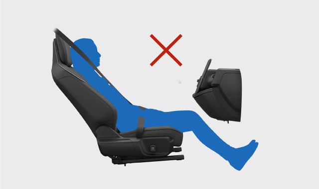 Postura incorrecta en el asiento