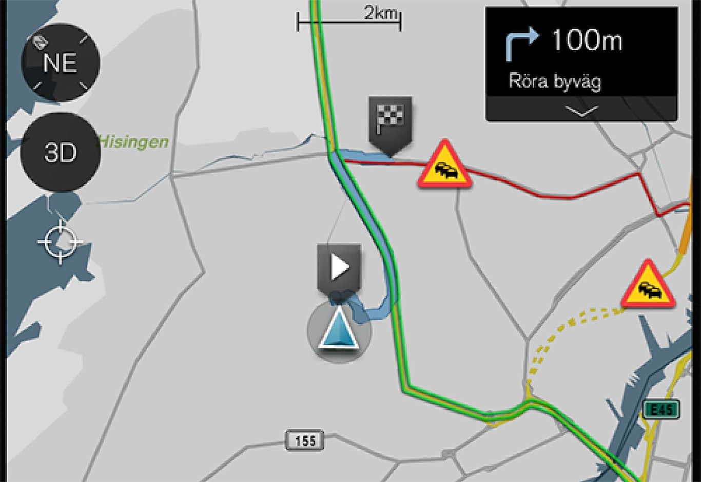 P5-1507-NAVI-Trafikinfo on Map
