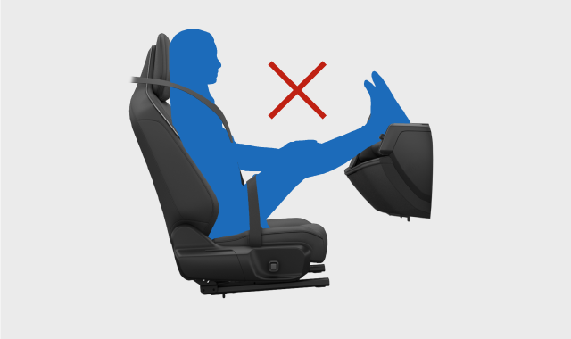 Postura incorrecta en el asiento