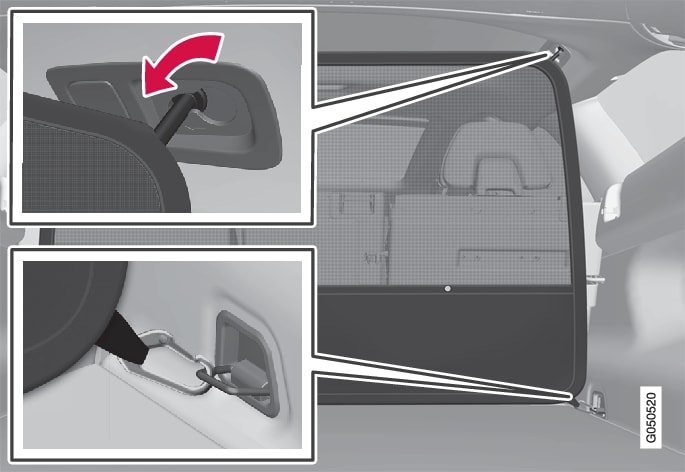 P3-1346-XC60 Cargo net mount points rear