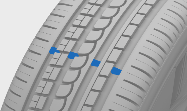 Tread wear indicators