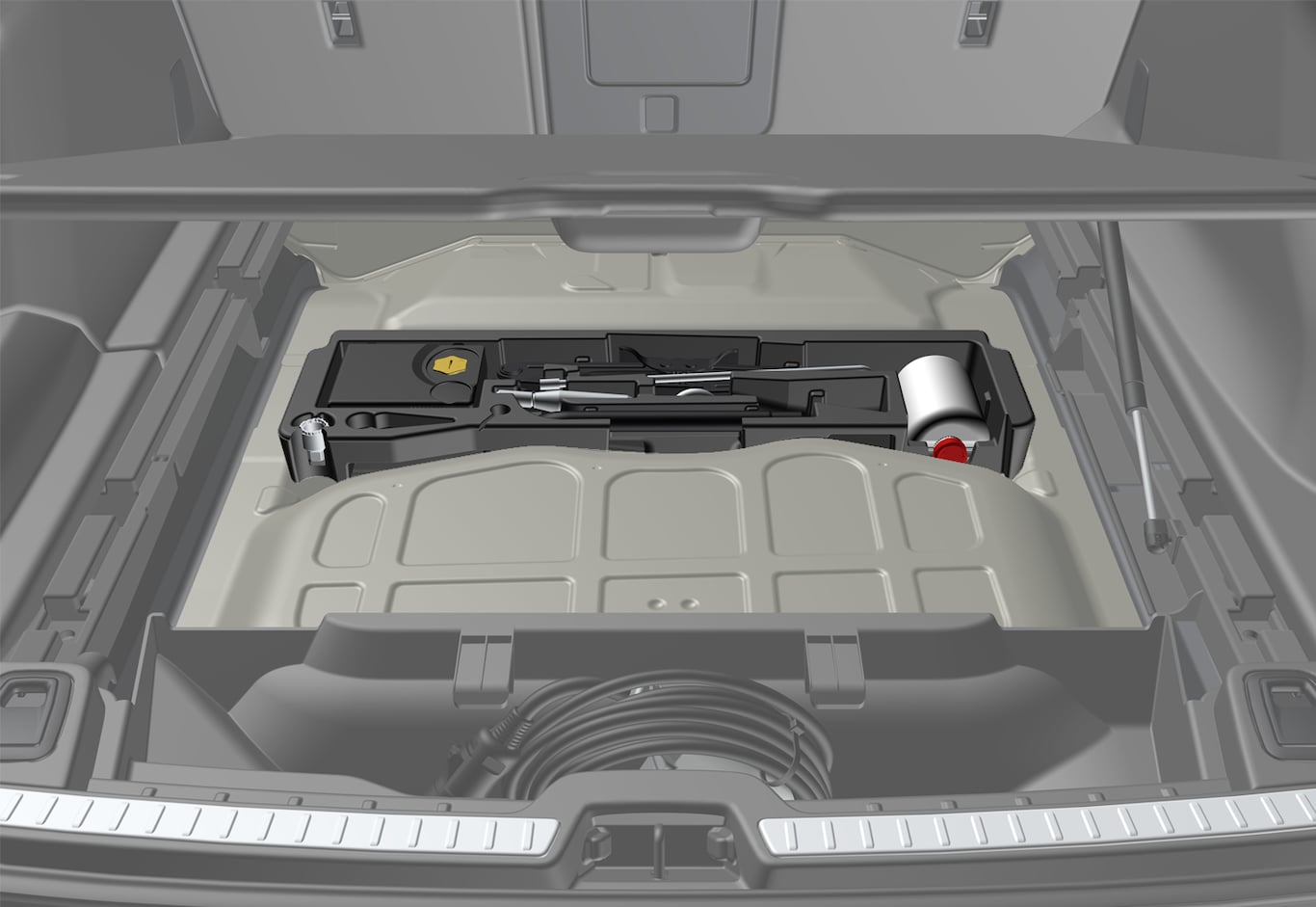 P5-1646-S/V90 hybrid-temporary mobility kit storage