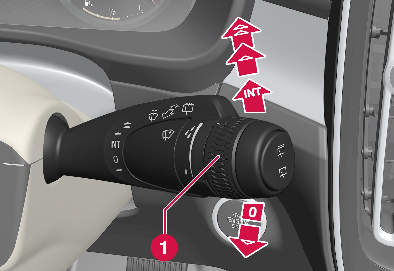 XC40 Using windscreen wipers Volvo Support UK
