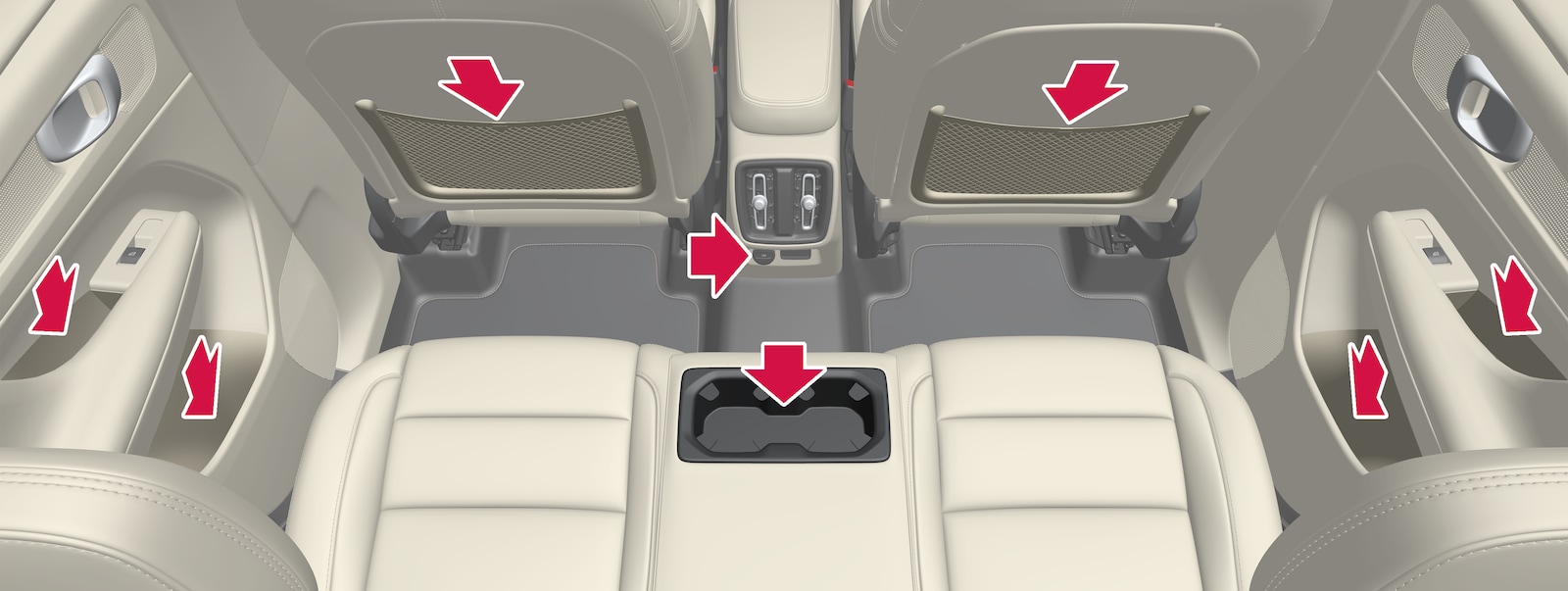 P6-1746-XC40-Interior storage, back seat