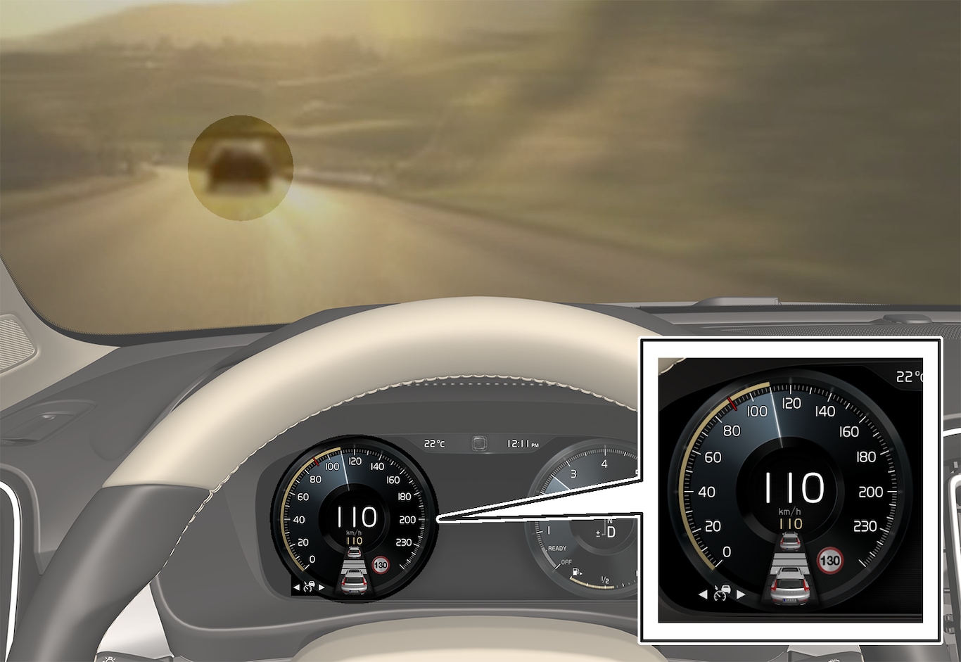 P6-XC40-1746-Adaptive Cruise Control, Distance