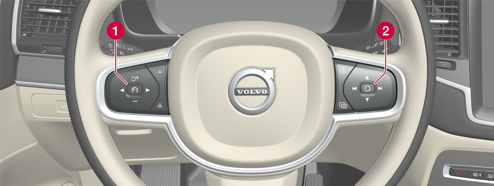 P5-2222-XC90+XC90H-Steering wheel