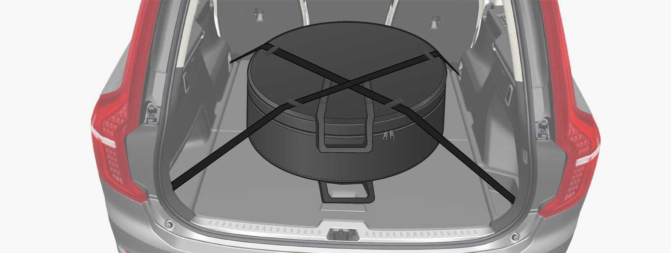 P5-1519-XC90 hybrid-Spare wheel in cargo area