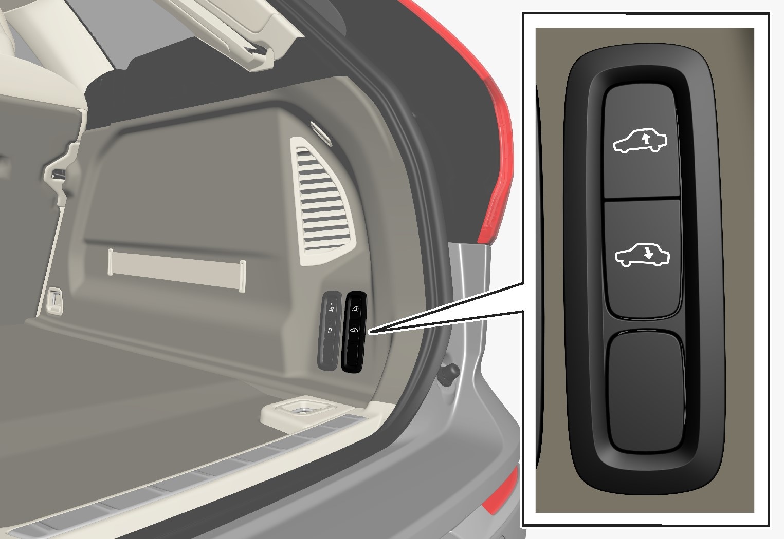 Settings for level control* Drive modes Starting and driving XC60