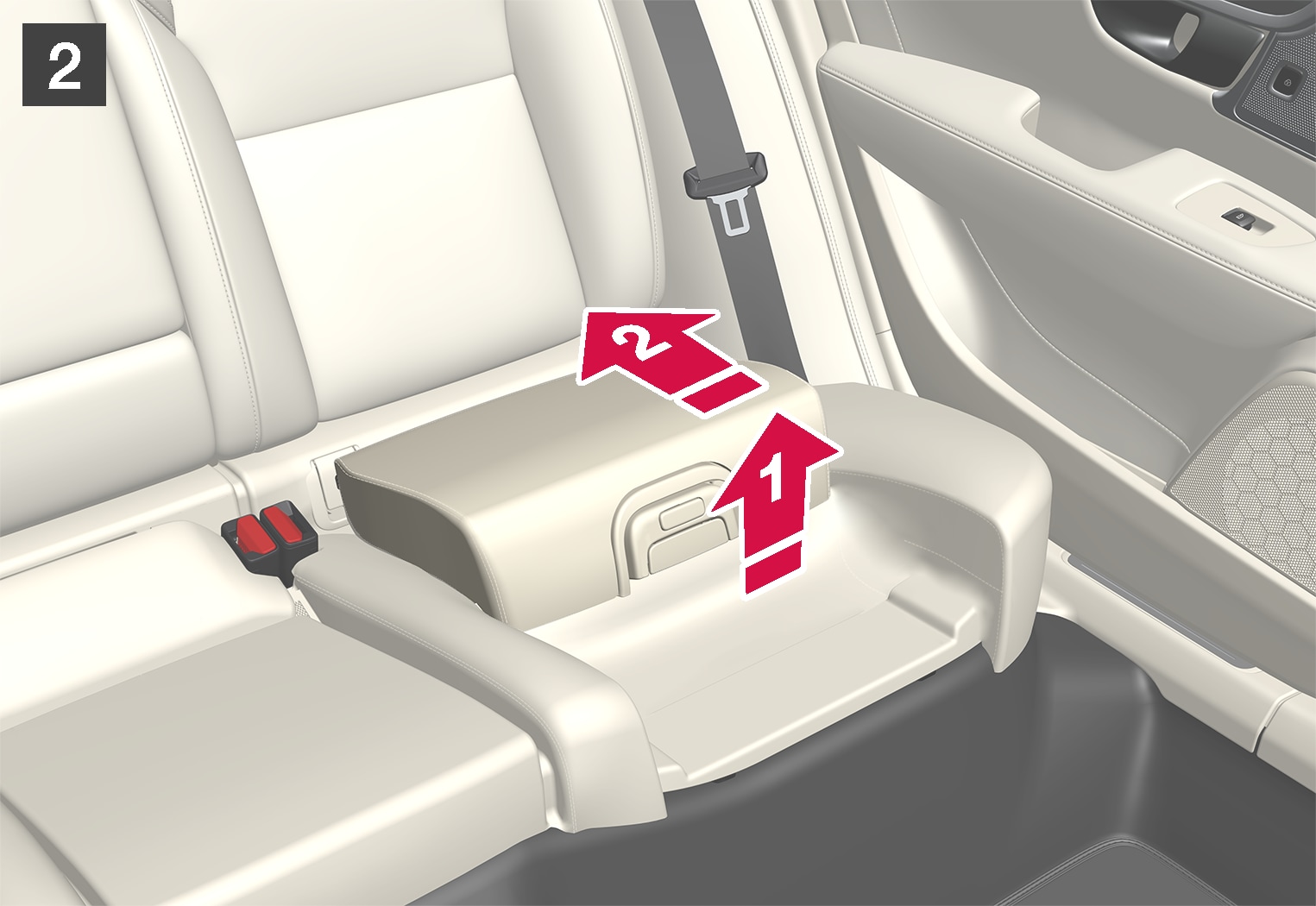 P5-1617-S90/V90–Safety–Integrated booster cushion raise upper step 2