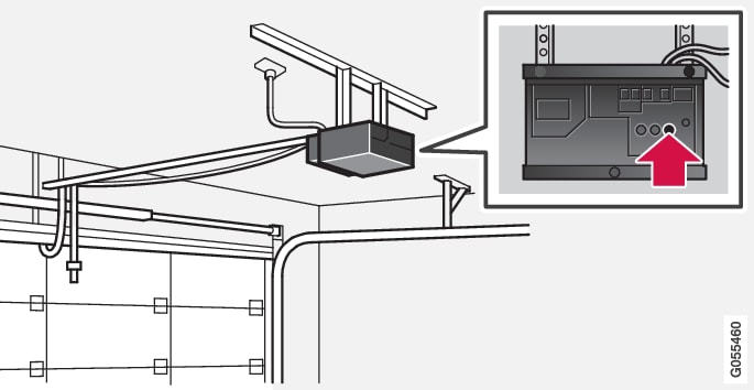 P3/P4-1517 HomeLink Learn button