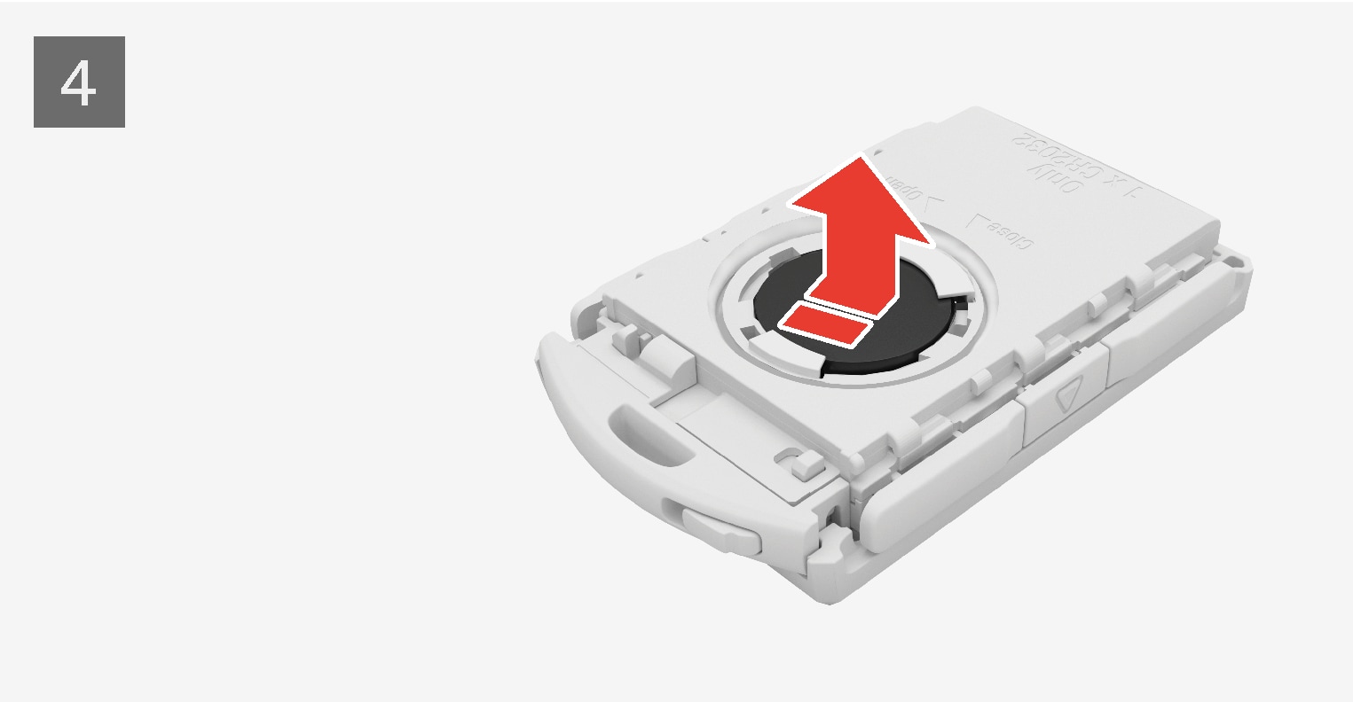 PS-2007-Change battery in key - remove battery