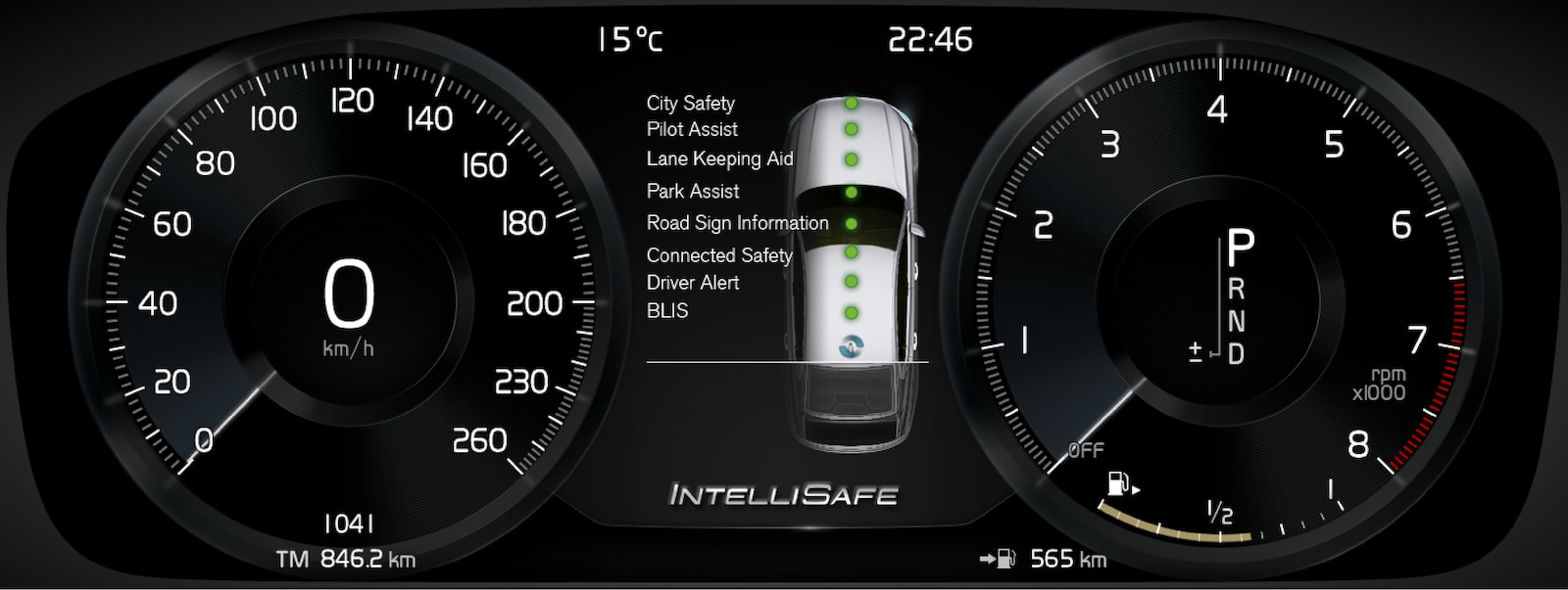IntelliSafe safety check when starting