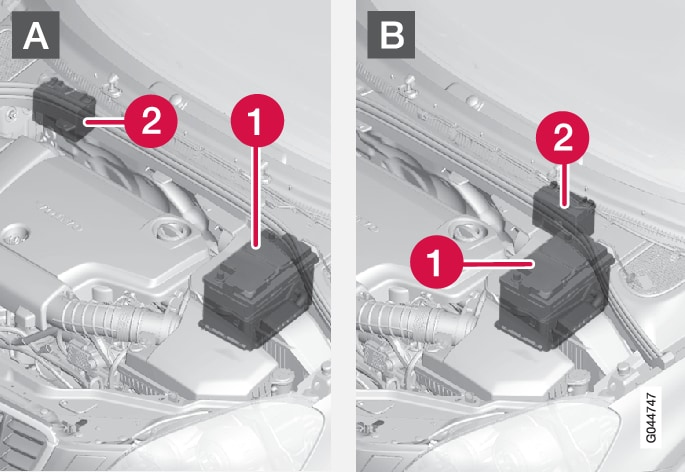 P3-1046-s+v60 DRIVe Start/Stop battery location