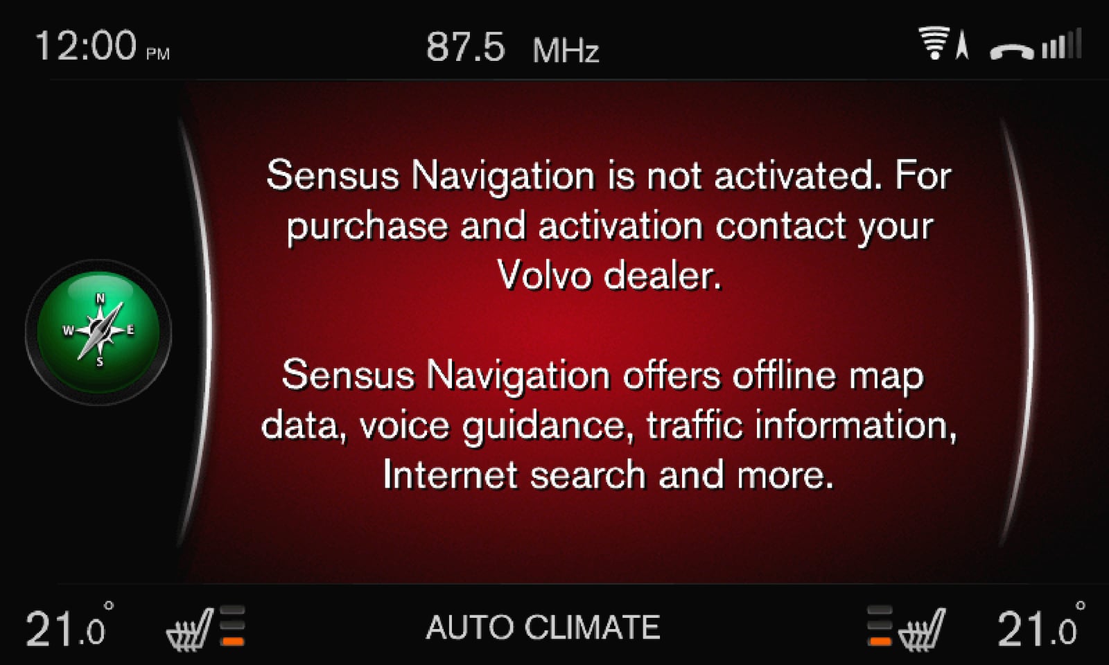 P3/P4 - Support site - Information about Sensus Navigation purchase and activation