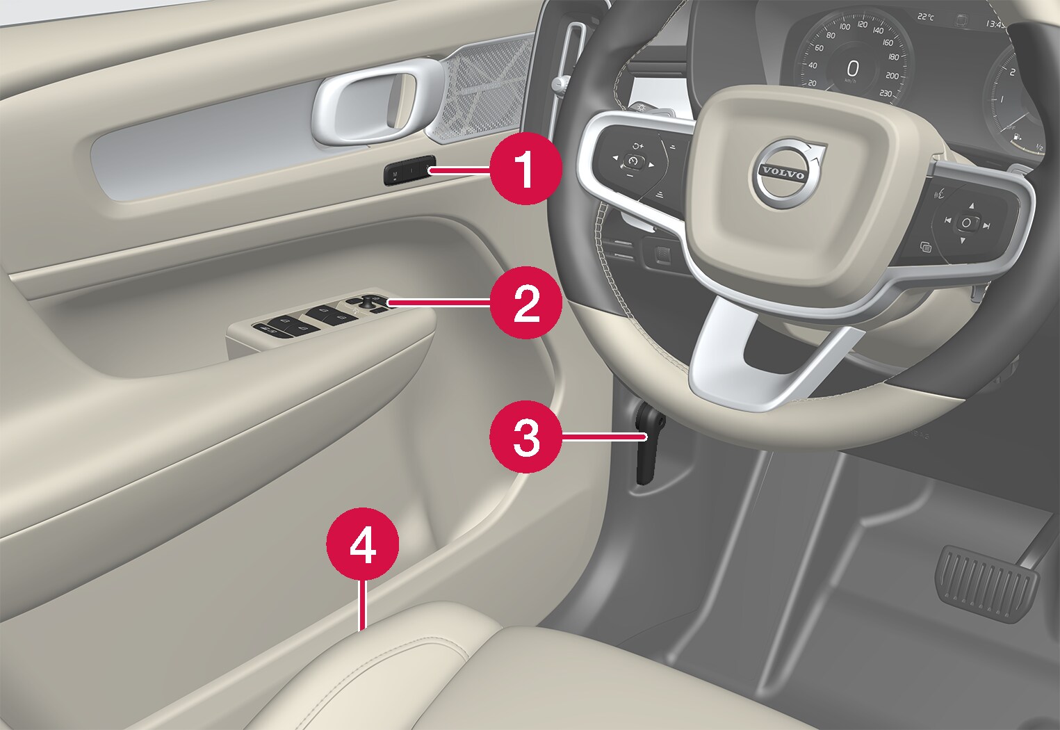 P6-1746-XC40-Controls inside left door and seat LHD