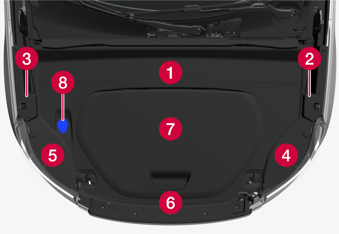 P6-2222-Panels under bonnet