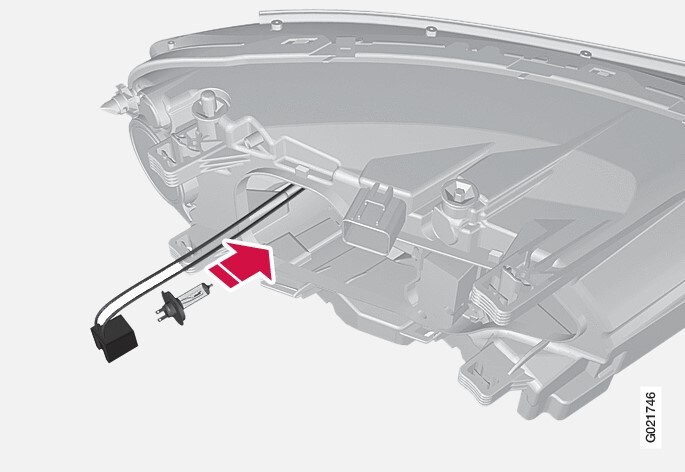 p3007 lampor, halvljus, halogen