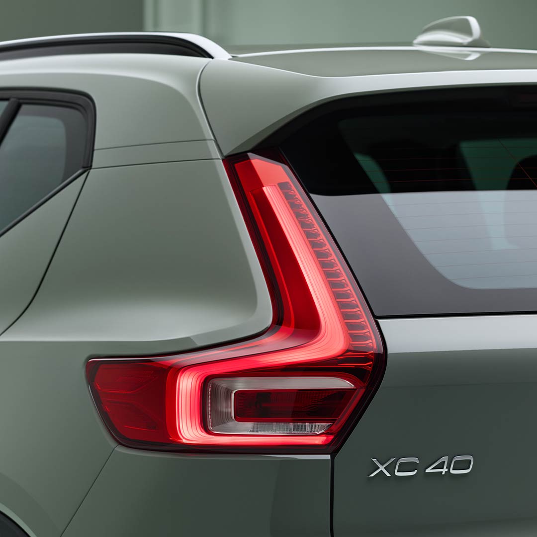 Design detail of the Volvo XC40 SUV.