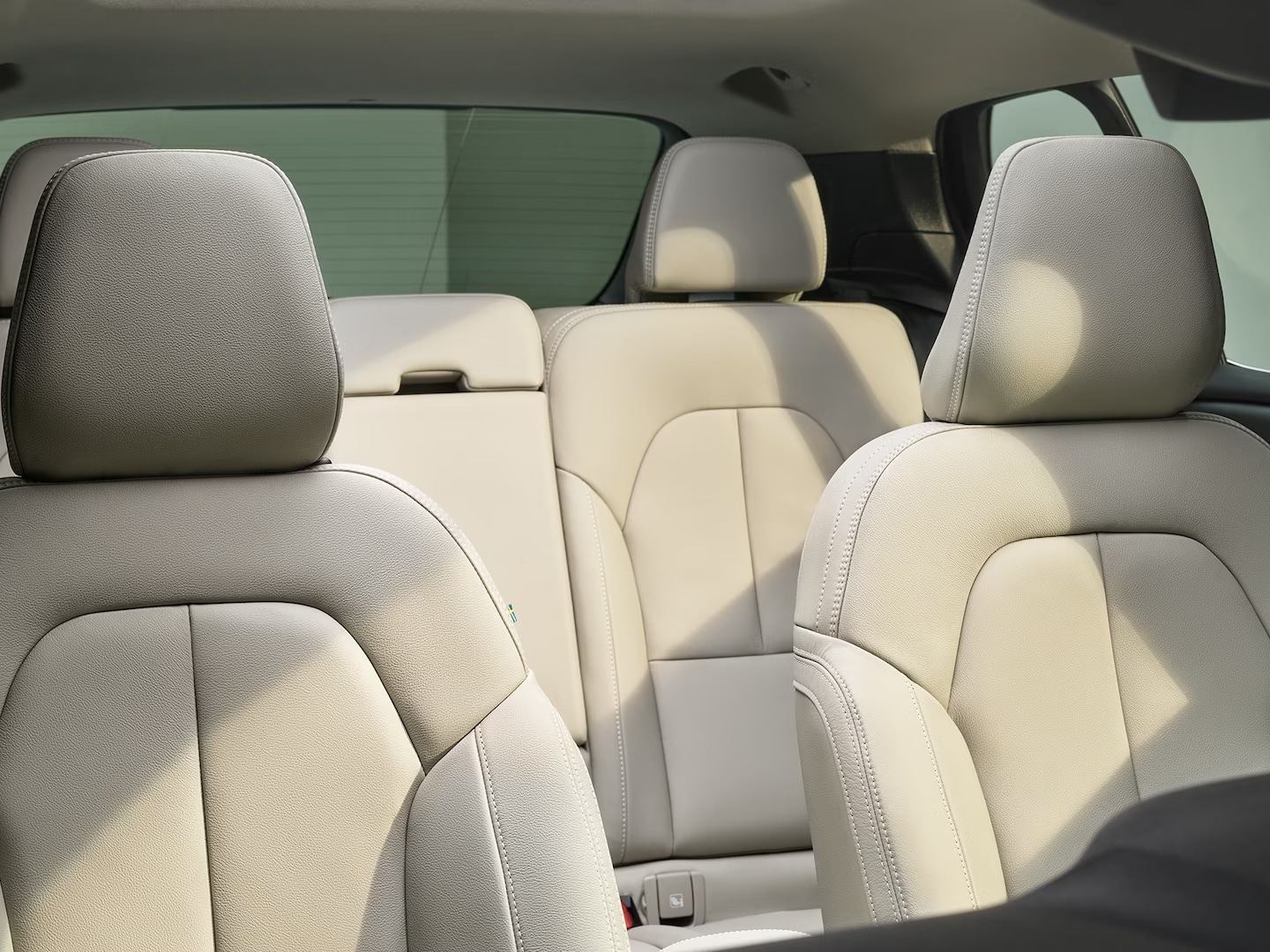 The Volvo XC40 mild hybrid’s available leather seat design.