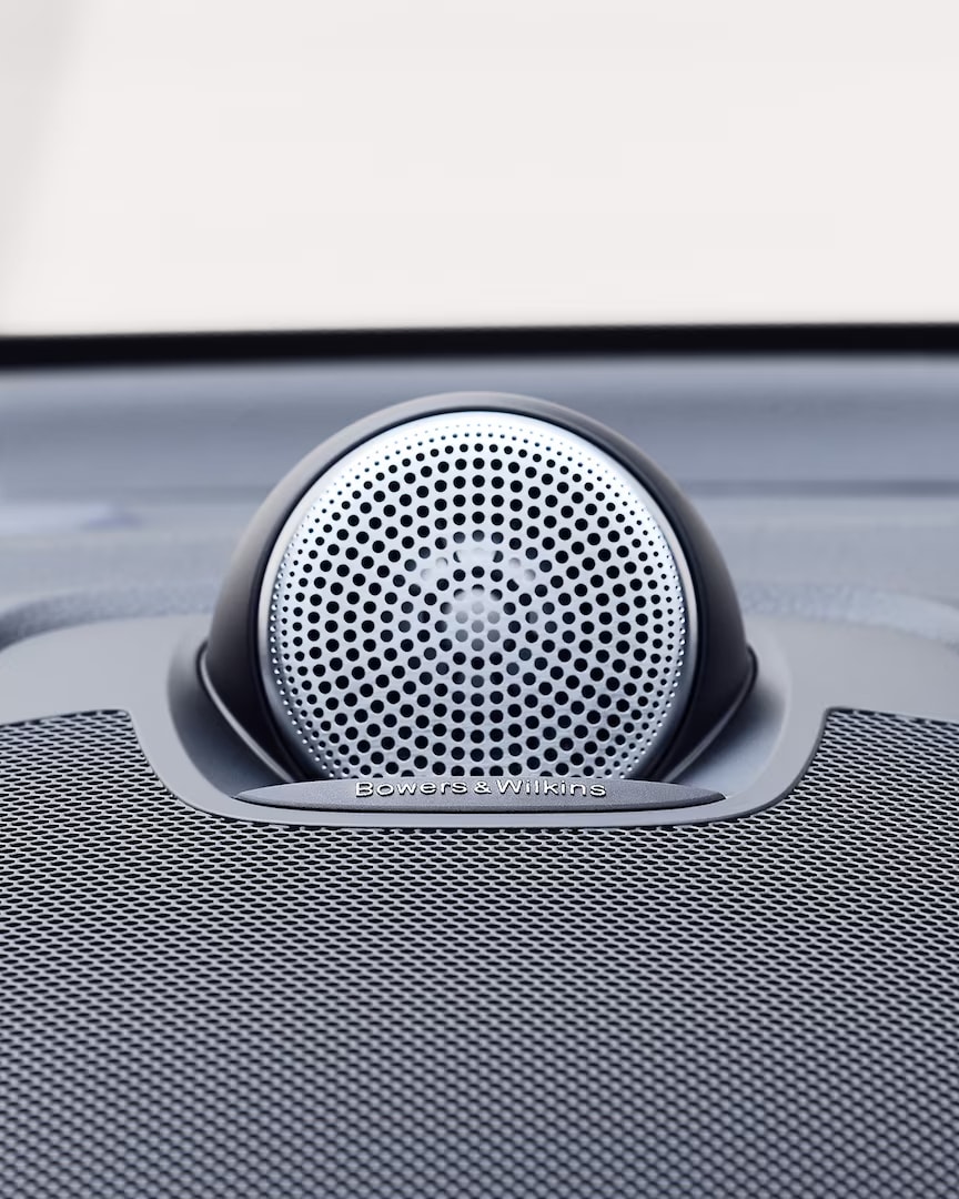 Bowers & Wilkins speakers inside a Volvo XC60.