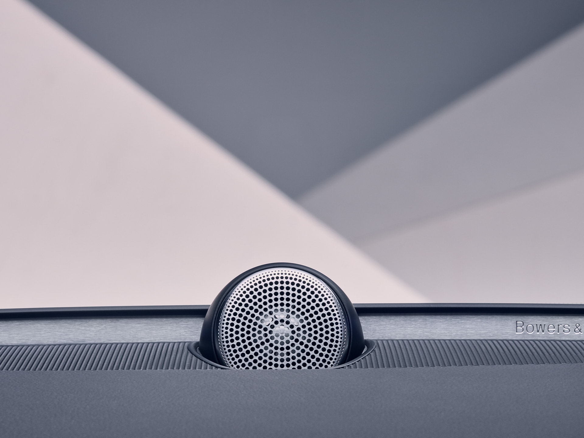 Bowers & Wilkins speakers inside a Volvo V90 Cross Country.