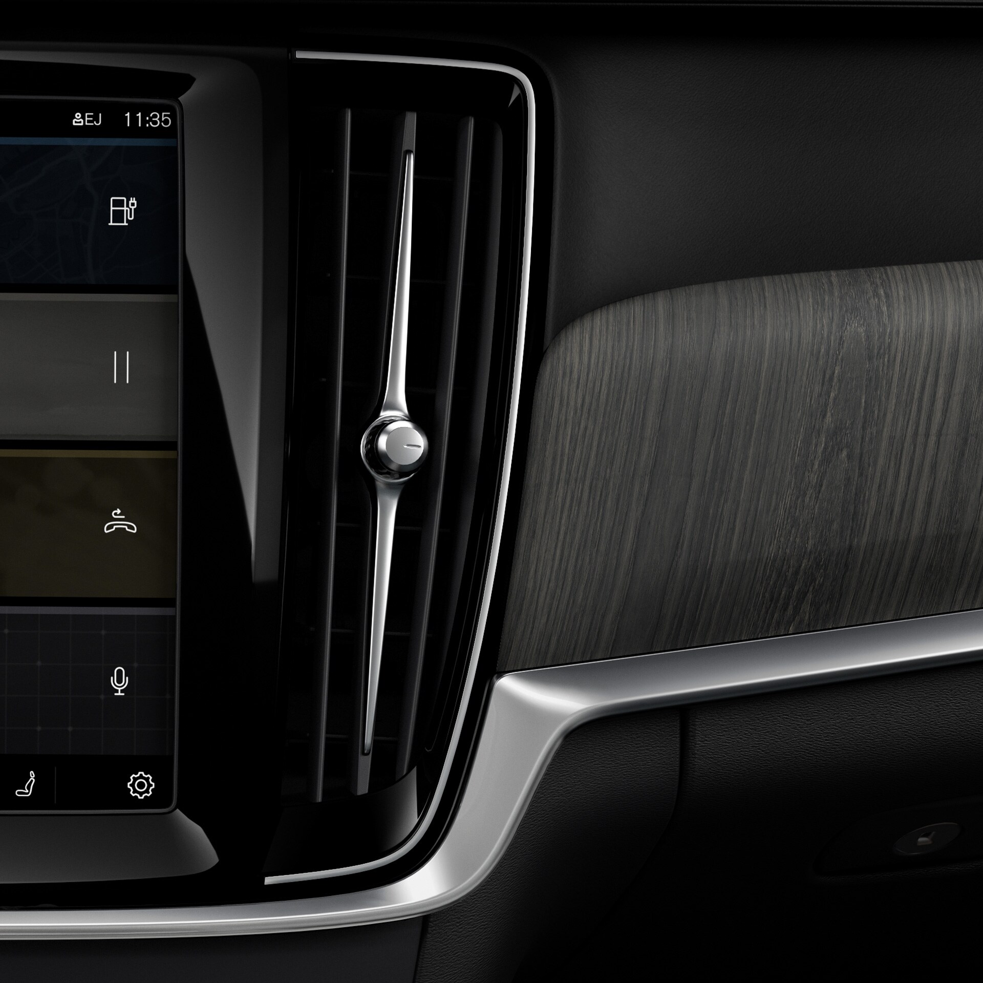 Het geavanceerde Air Quality System in de Volvo V90 Recharge garandeert een betere en gezondere luchtkwaliteit voor u en uw passagiers.