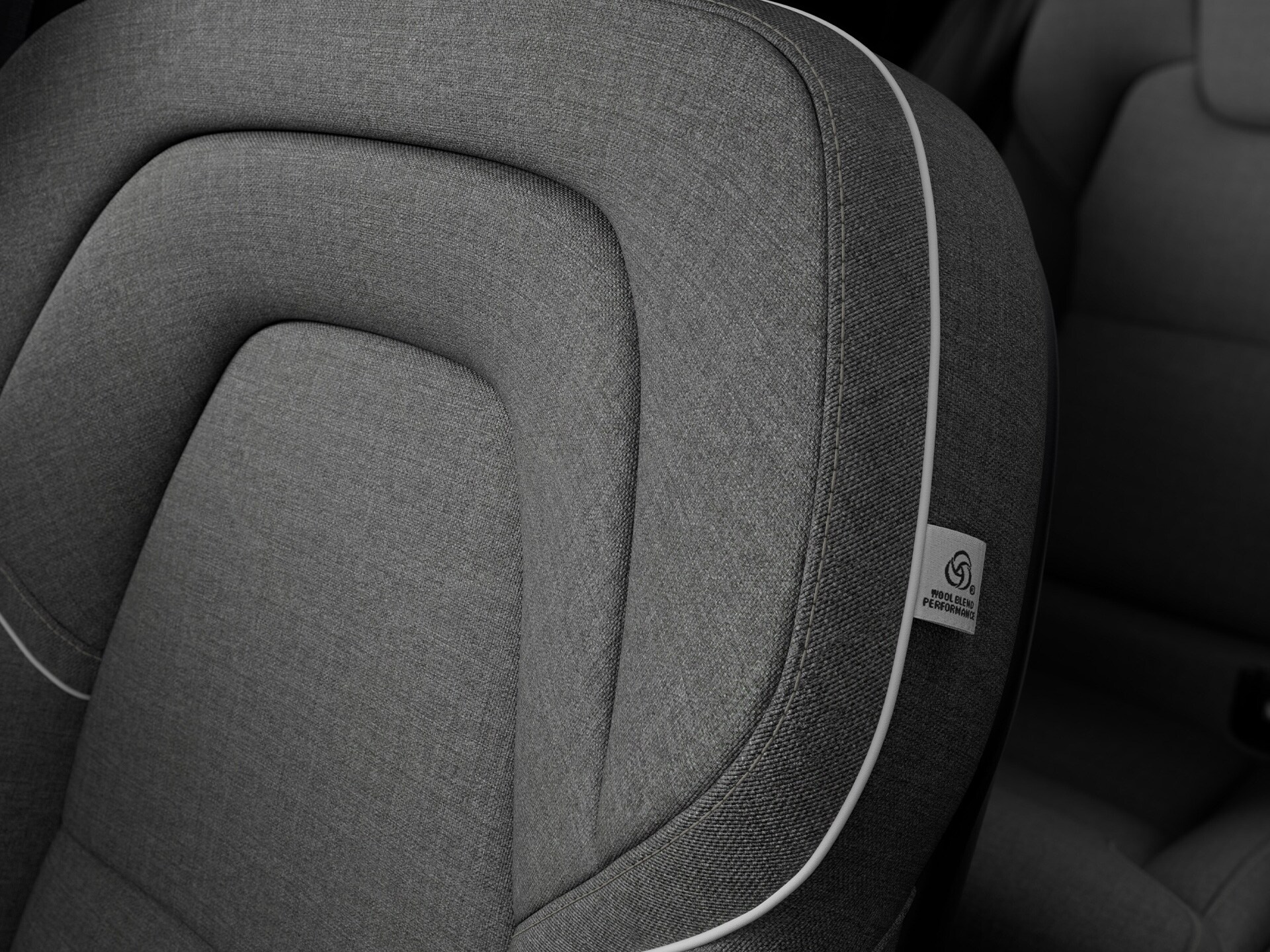 Craftsmanship and natural materials define the interior in the Volvo V90 Recharge.