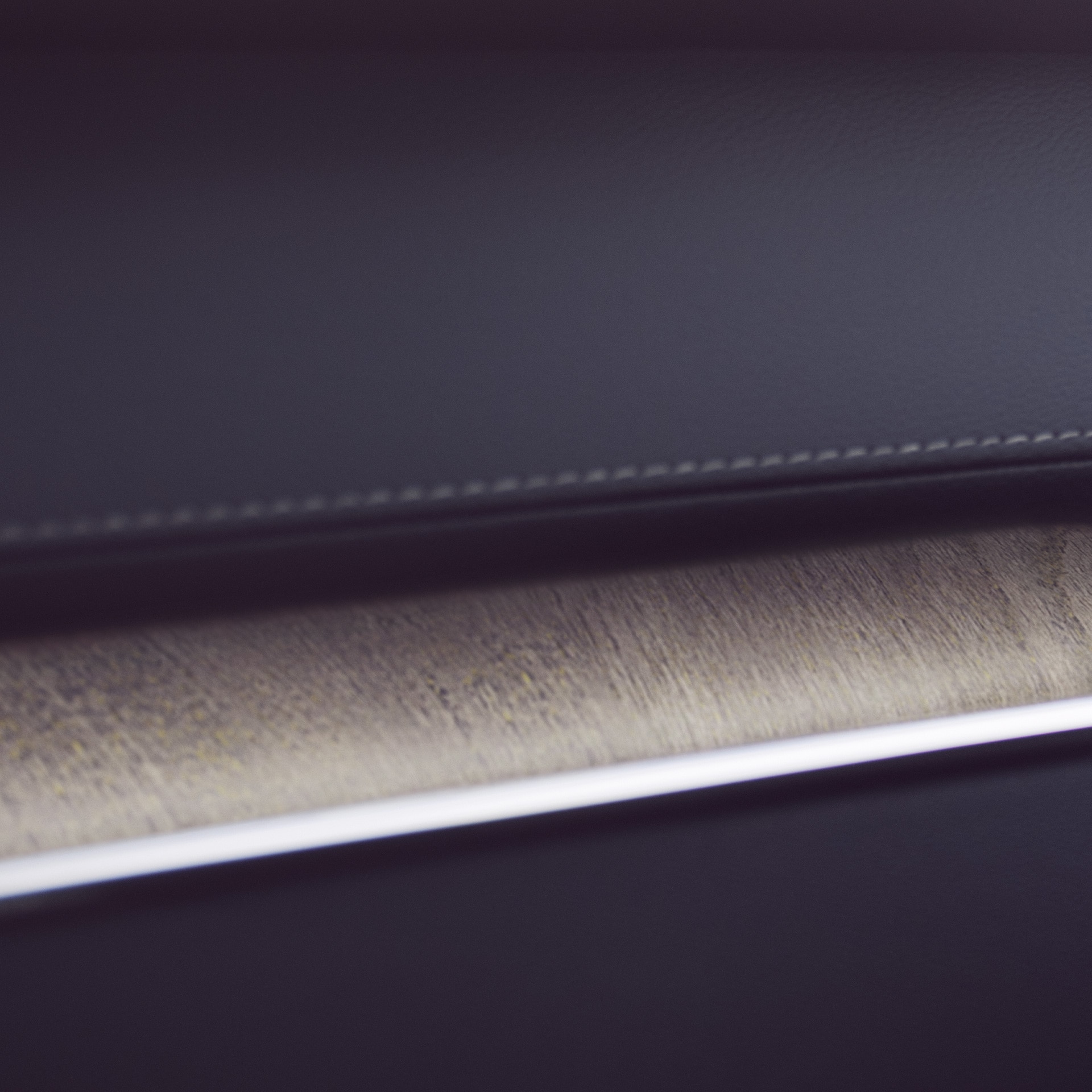 Les incrustations décoratives en bois du Volvo XC60 apportent une touche naturelle.