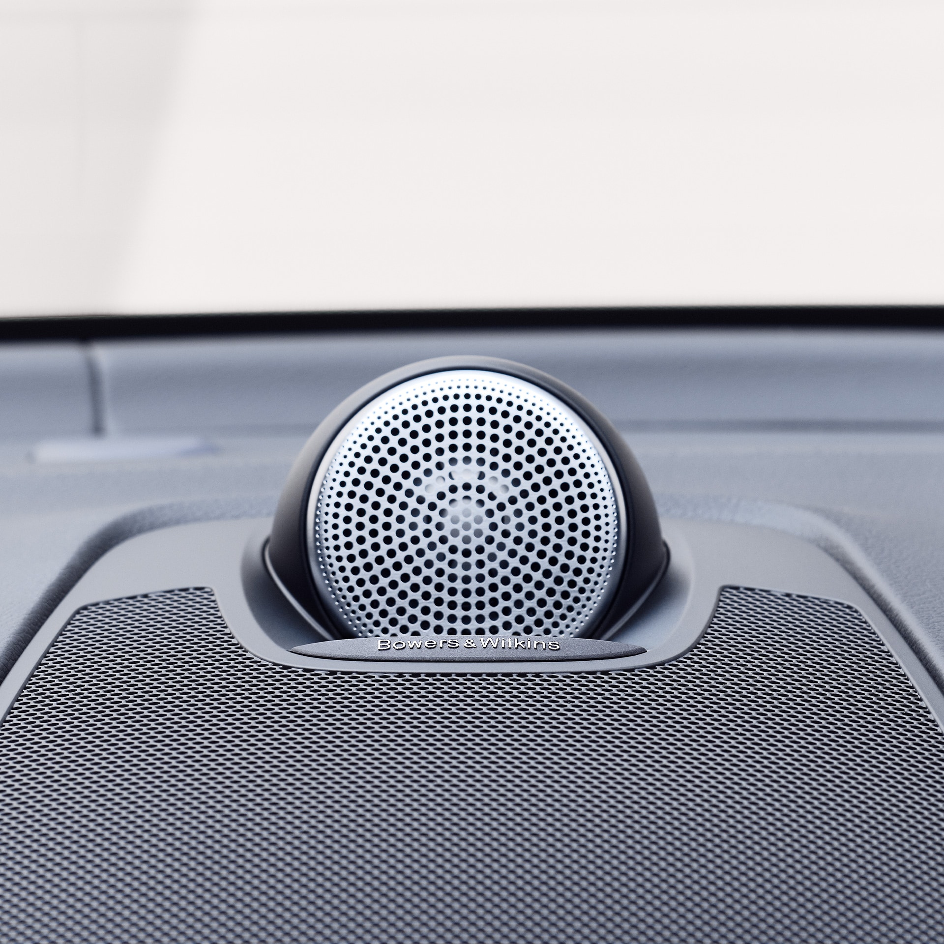 Bowers & Wilkins speakers inside a Volvo XC60 Recharge.