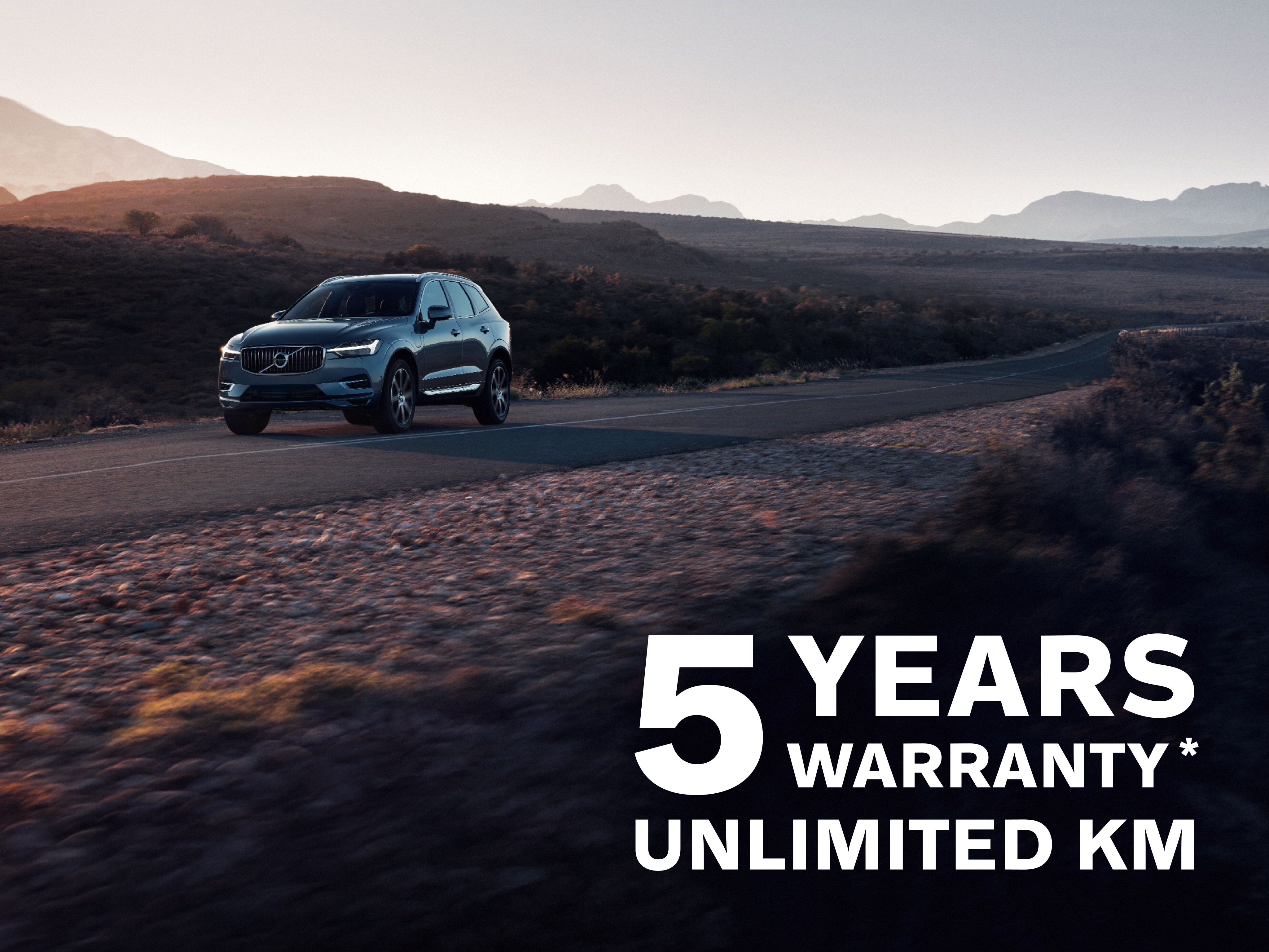 Volvo 5 Years Unlimited km Warranty
