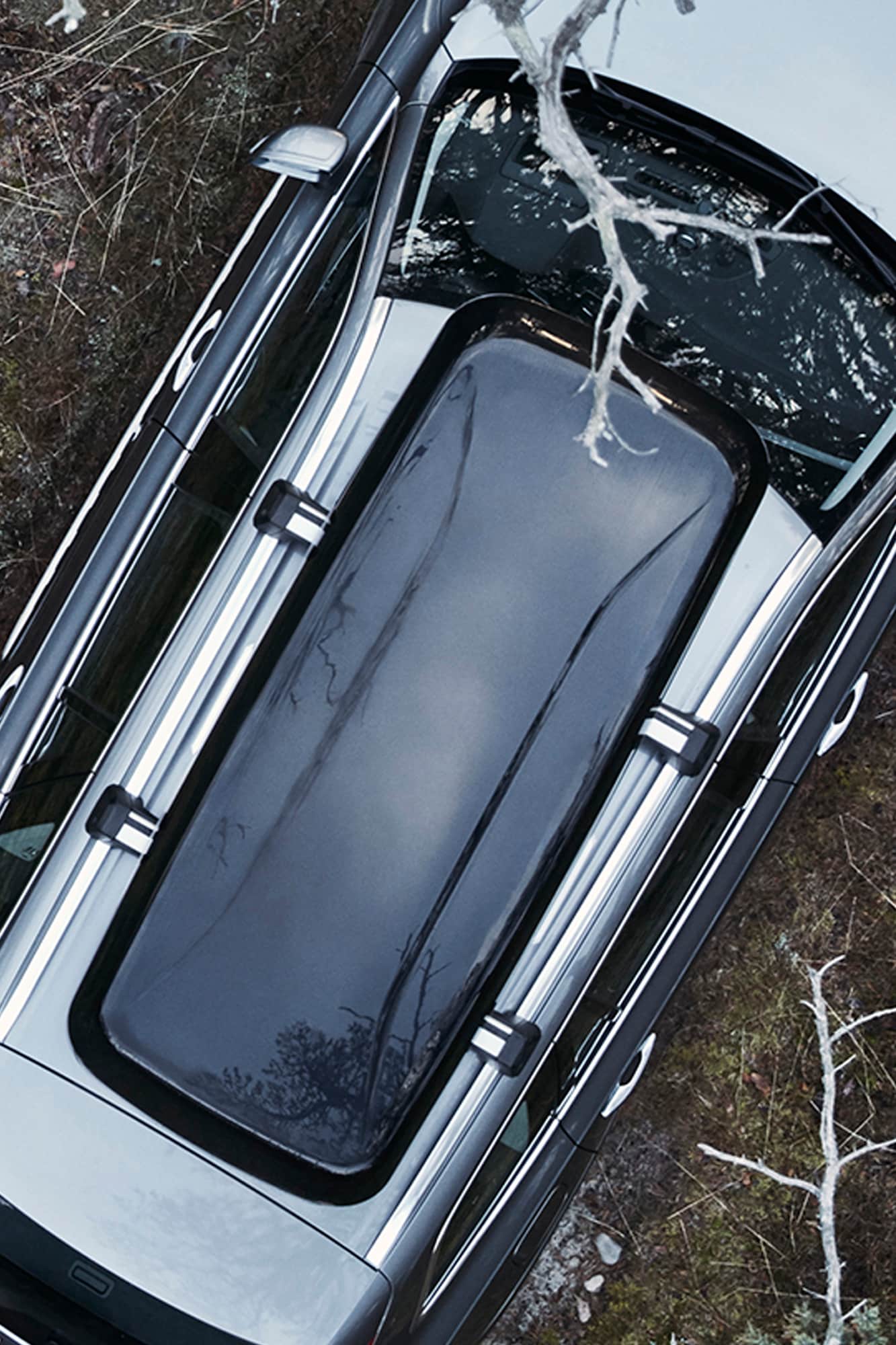 Coffre de toit de la voiture Volvo XC90