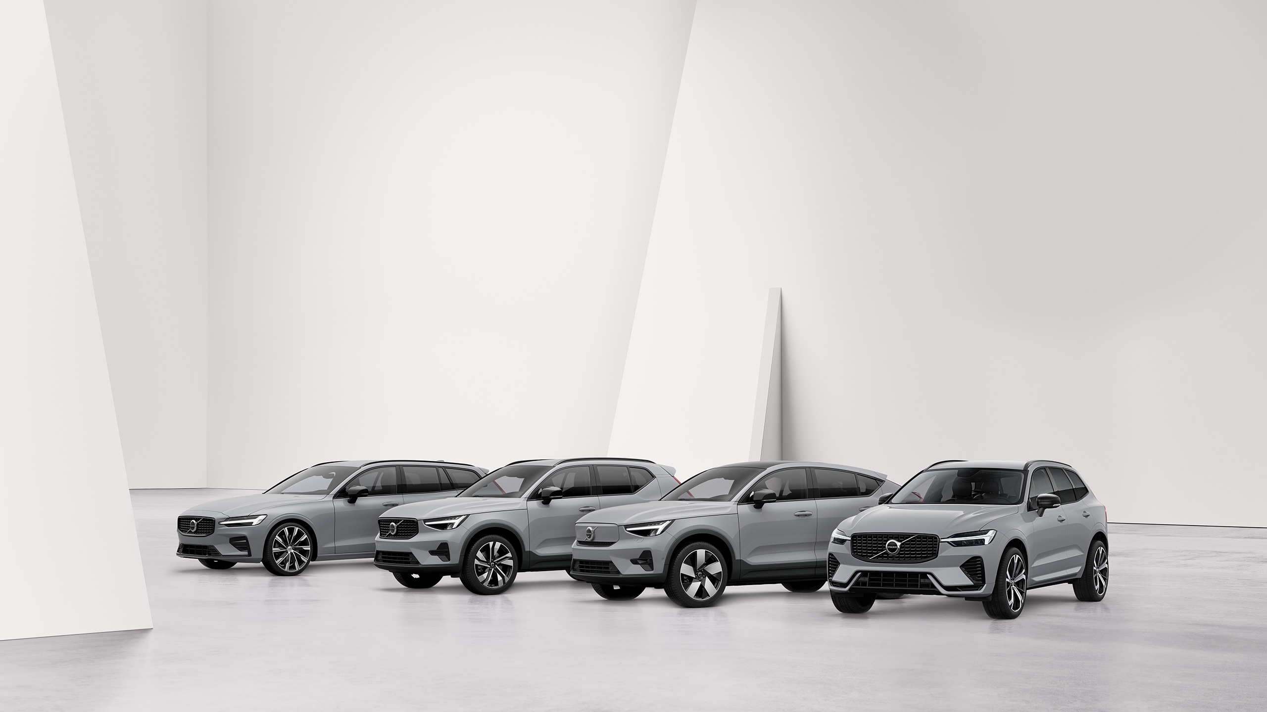 Die vier Volvo Business Editions.