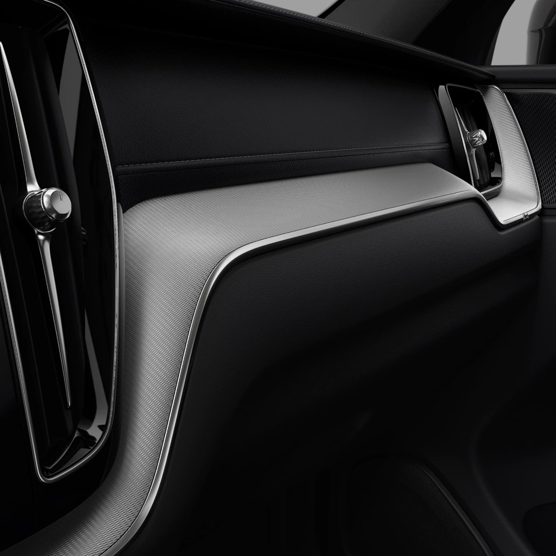Volvo XC60 的天然漂流木鑲嵌飾板為車室增添自然觸感。