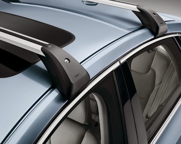 Load Bars for Volvo - Car with load bars on roof