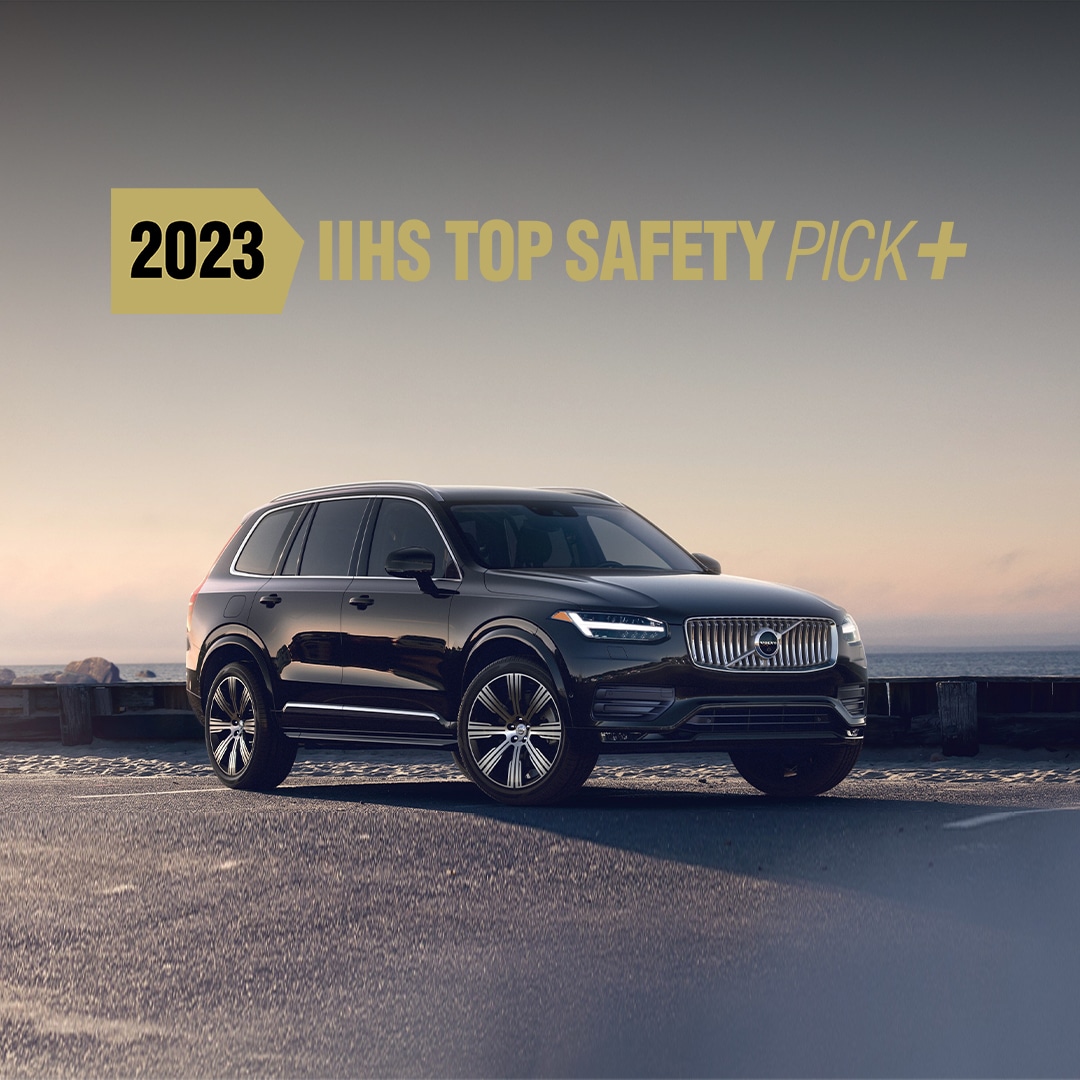2023 IIHS Top Safety Pick+ XC90 Recharge - Volvo car overlooking canyon