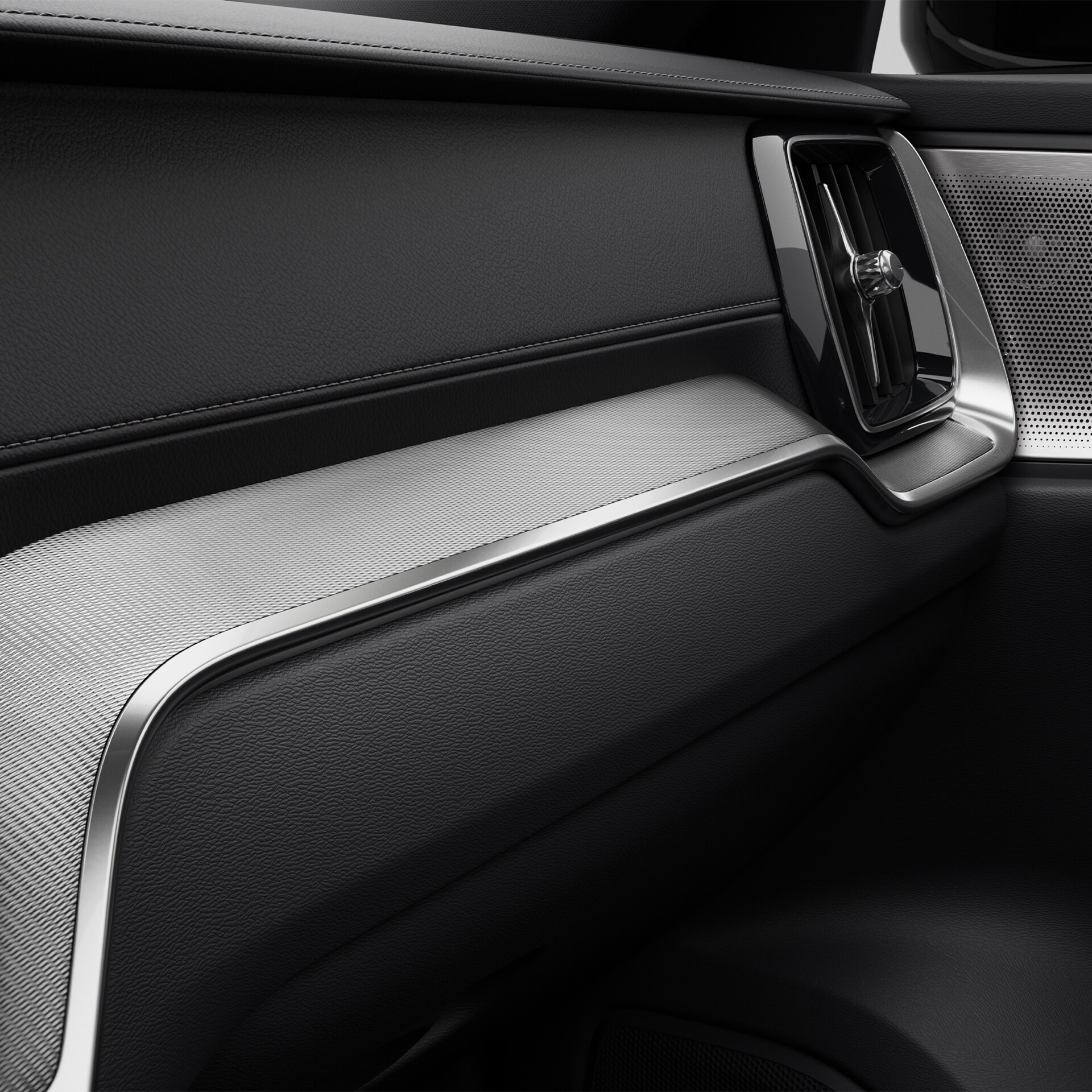 Interior design detail of Volvo V60 Recharge.