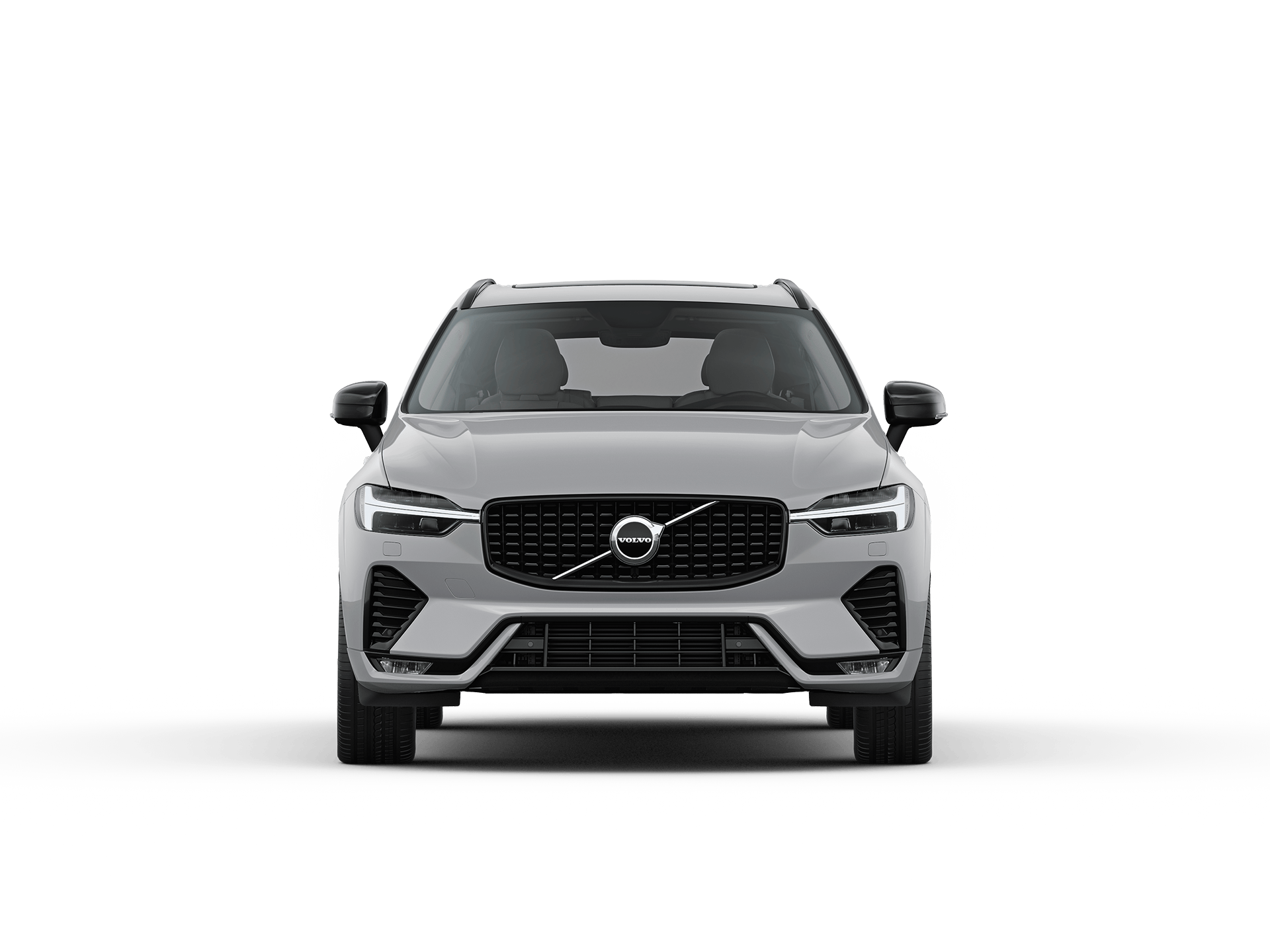 The front of a Volvo XC60 SUV.