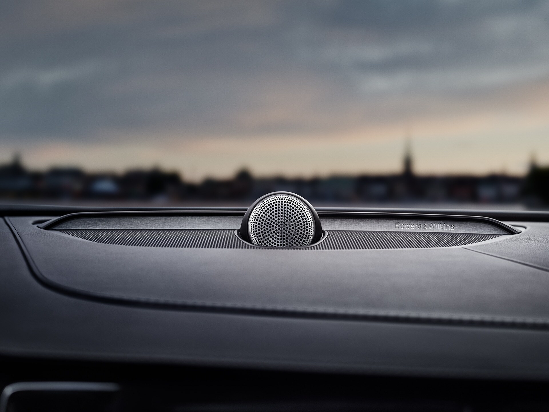 Bowers & Wilkins speakers inside a Volvo XC90 Recharge